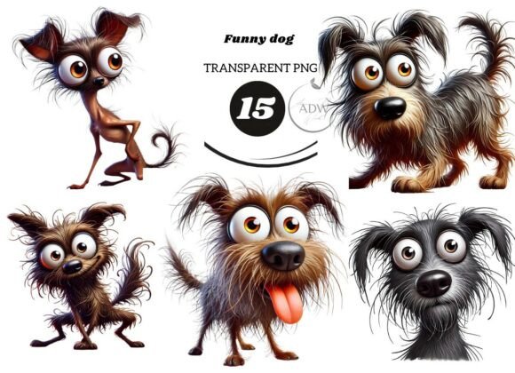 Bringing Joy to Design: The Magic of Playful Watercolor Dog Clipart