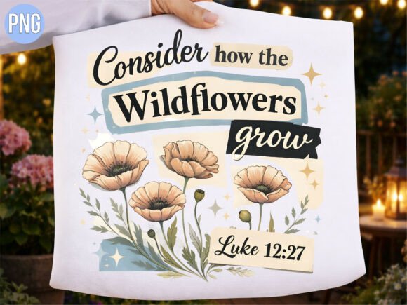 Elevate Your Faith-Based Designs with the Luke Wildflowers Christ PNG
