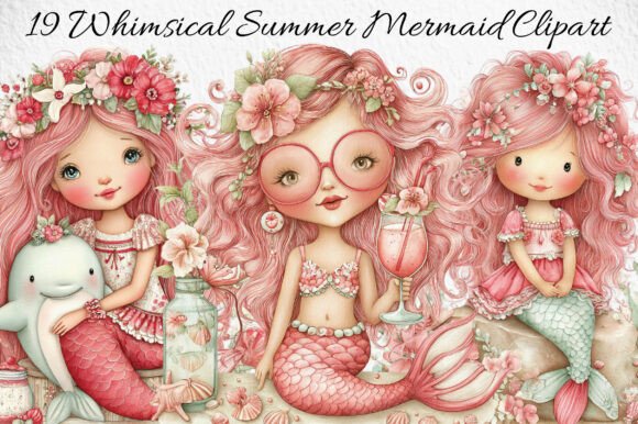 Unlocking Creative Potential with Whimsical Summer Mermaid Clipart