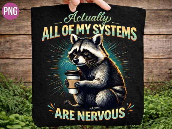 Unlocking Creativity with the Nervous Raccoon Systems Are Nervous PNG